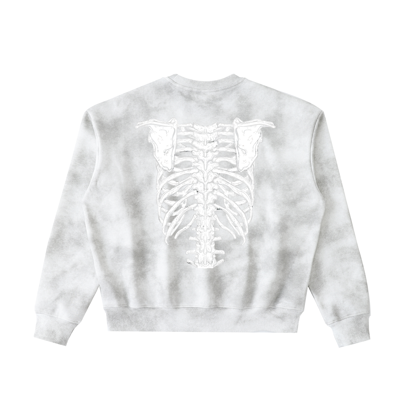 Dirty Washed Boxy Fleeced Sweatshirt