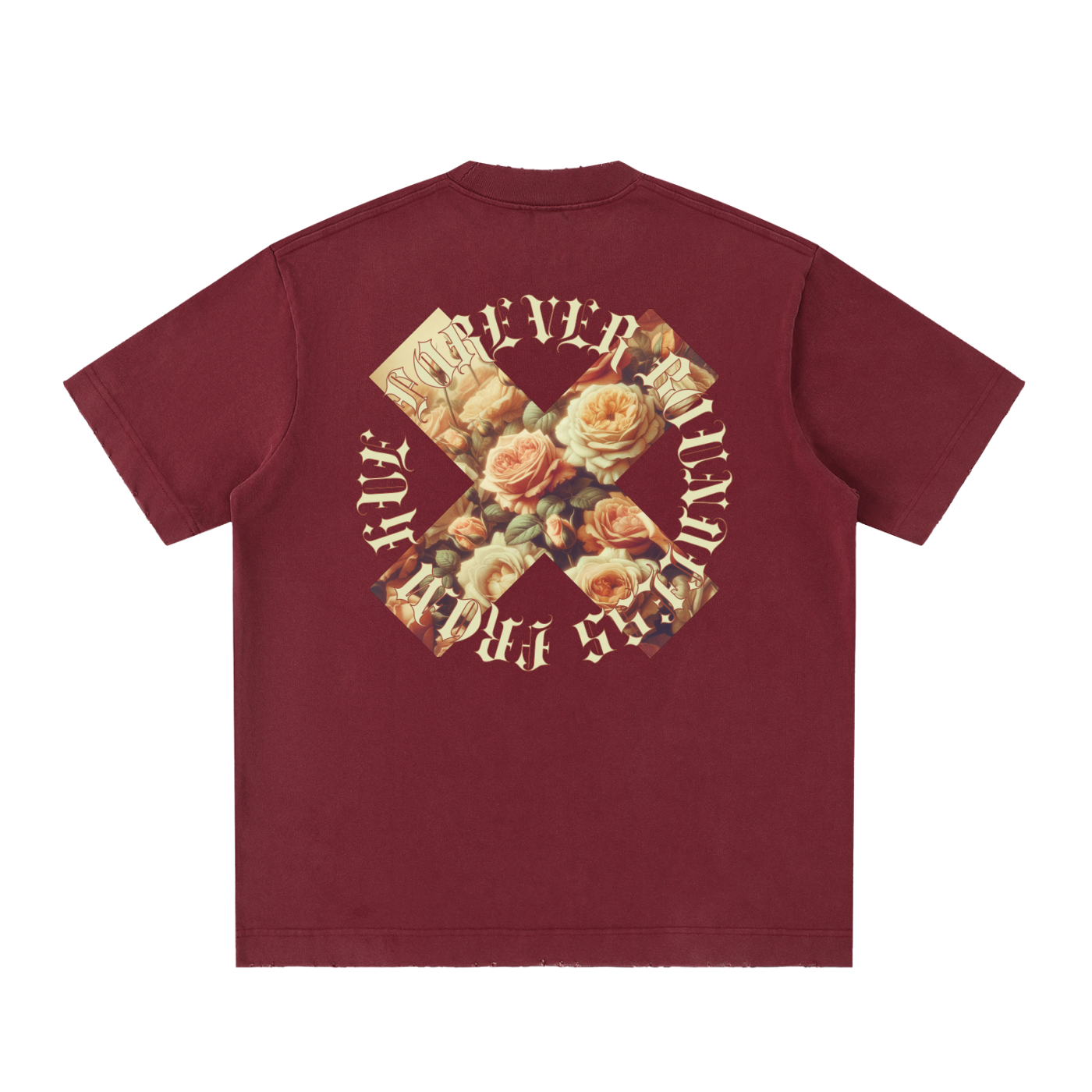 Floral X Tee