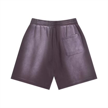Distressed Sun Fade Shorts