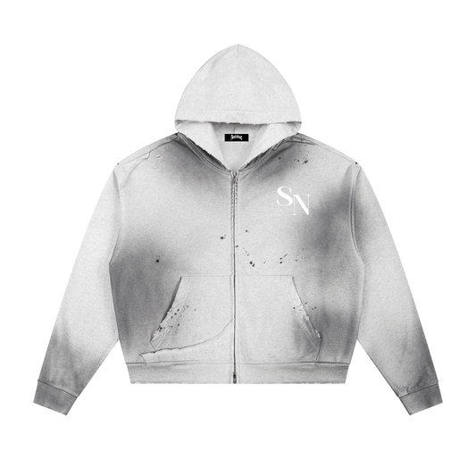 Bleach Fade Zip UP