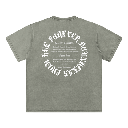 Bamboo Slub Snow Washed T-Shirt