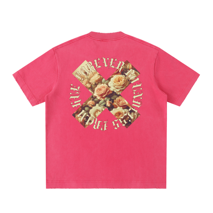 Floral X Tee