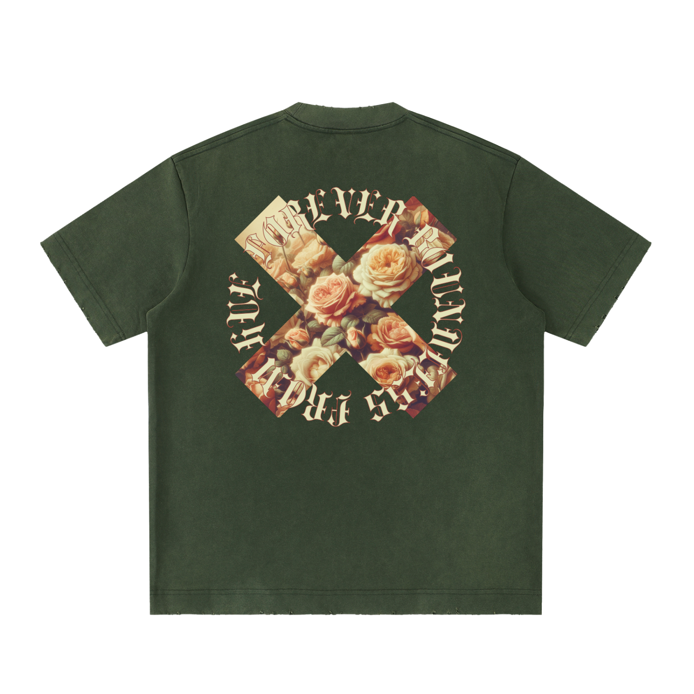 Floral X Tee