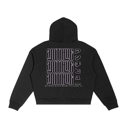 Night Plaid Zip Hoodie