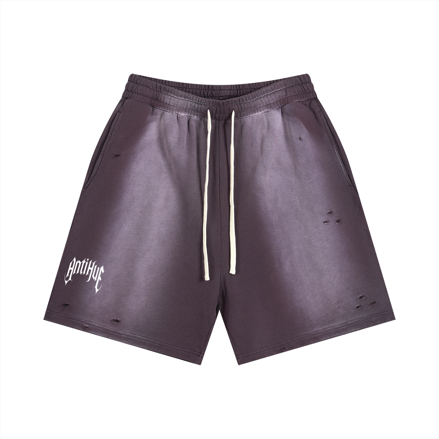 Distressed Sun Fade Shorts