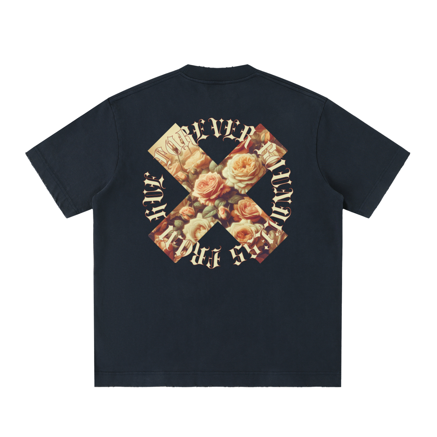 Floral X Tee