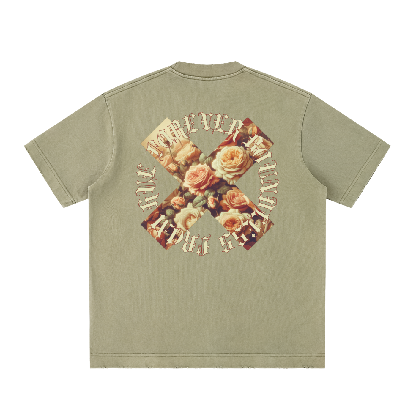 Floral X Tee